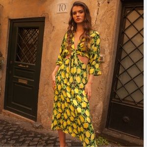 Mallory The Label Lemon Two Piece Dress